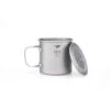 Single-Wall Titanium Mug With Lid - 3204 -Trek And Travel Sales 650ml single wall