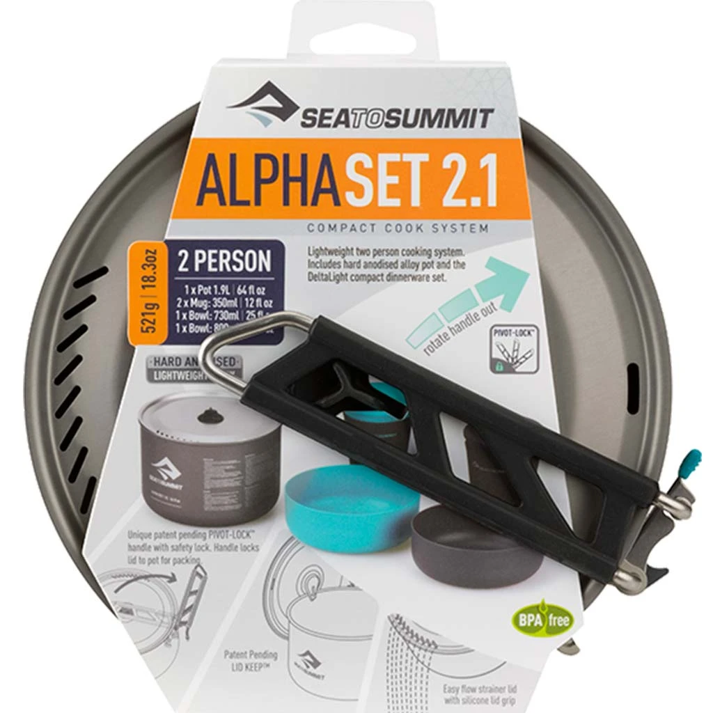 Sea To Summit Alpha 1 Pot Cook Set 2.1 5 Sea To Summit Alpha 1 Pot Cook Set 2.1 - Image 3