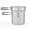 2-Piece Titanium Pot And Pan Cook Set - 6012 -Trek And Travel Sales Pot1