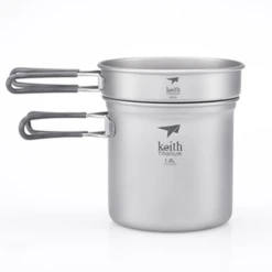 2-Piece Titanium Pot And Pan Cook Set - 6012