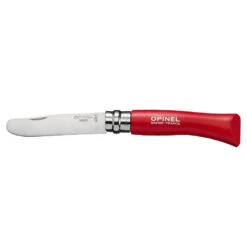 Opinel Stainless Round Tip -Trek And Travel Sales RoundTip No7 Red