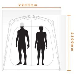 TWIN CUBE SHOWER TENT -Trek And Travel Sales T050801077 07