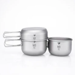 3-Piece Titanium Pot And Pan Cook Set - 6053 -Trek And Travel Sales Ti6053 A UE A 5 590x 7ca9ad79 c29a 4b92 bf1f 87ab8a202488