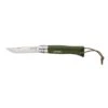 Opinel Trekking Knife Stainless Steel #8 -Trek And Travel Sales n08 khaki web