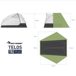 Sea To Summit Telos TR2 Plus Tent -Trek And Travel Sales telos tr2 plus dimensions